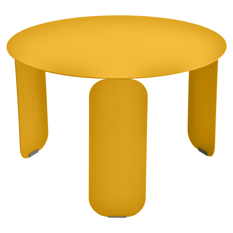 Load image into Gallery viewer, Fermob Bebop Low Table Ø60 cm in Honey – round coffee table in powder-coated steel