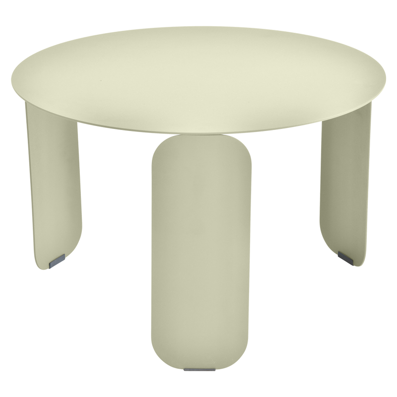 Load image into Gallery viewer, Fermob Bebop Low Table Ø60 cm in Willow Green – round coffee table in powder-coated steel