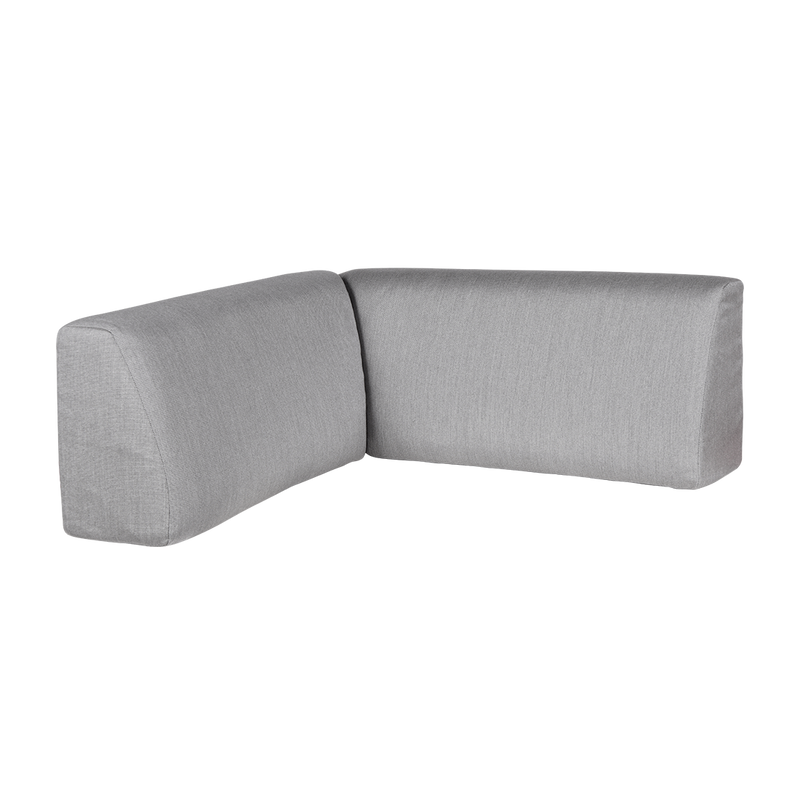 Load image into Gallery viewer, Fermob Bellevie Corner Cushion in Flannel Grey fabric