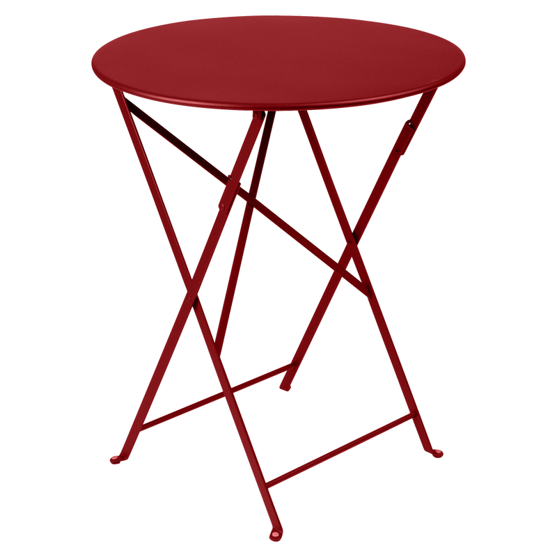 Load image into Gallery viewer, Fermob Bistro Folding Table Ø60 cm in Chilli