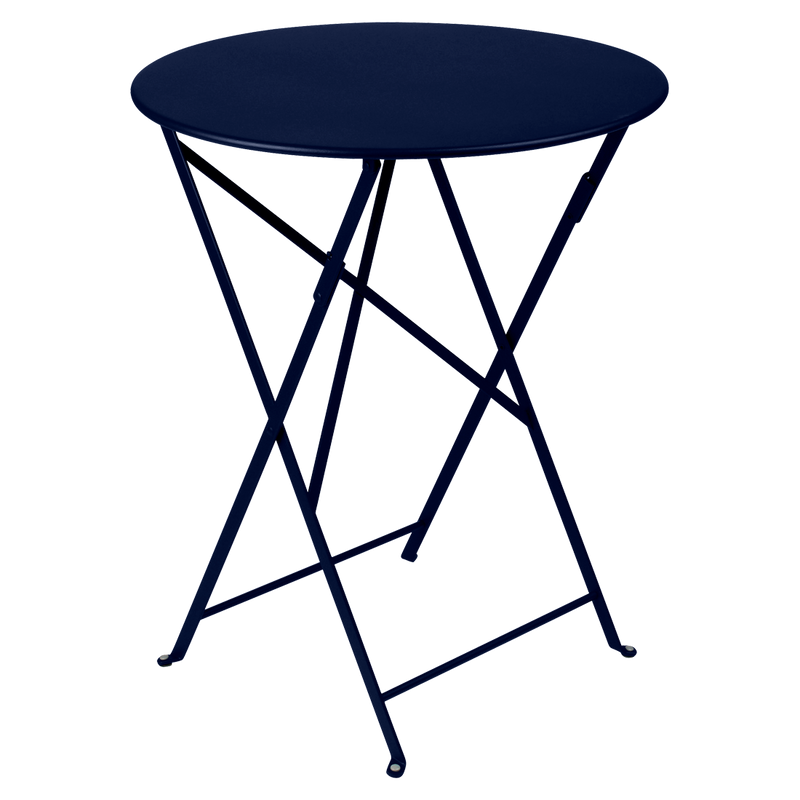 Load image into Gallery viewer, Fermob Bistro Folding Table Ø60 cm in Deep Blue