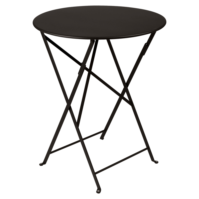 Load image into Gallery viewer, Fermob Bistro Folding Table Ø60 cm in Liquorice