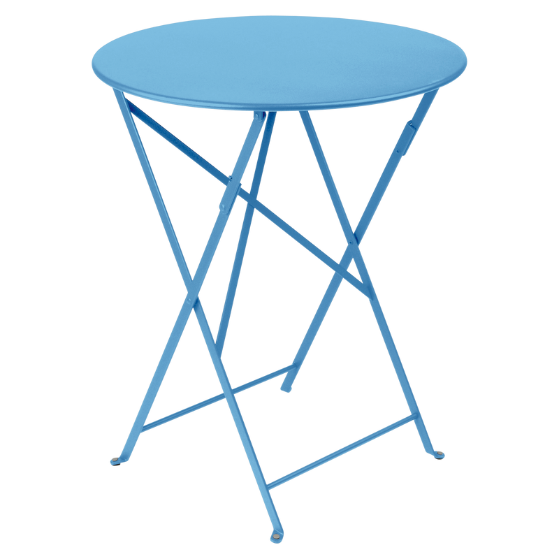 Load image into Gallery viewer, Fermob Bistro Folding Table Ø60 cm in Maya Blue