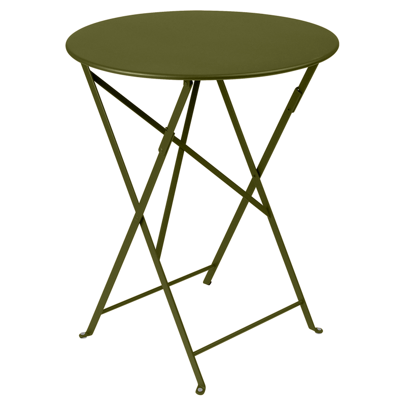 Load image into Gallery viewer, Fermob Bistro Folding Table Ø60 cm in Pesto Green