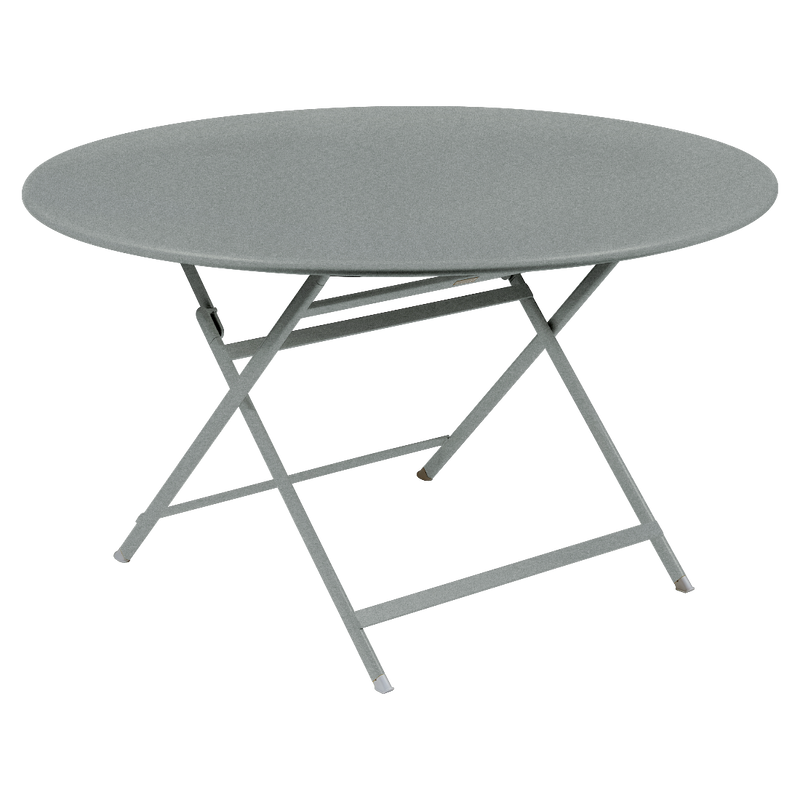 Load image into Gallery viewer, Fermob CARACTÈRE Foldable Table Ø128 cm Eight Seater in Lapili Grey