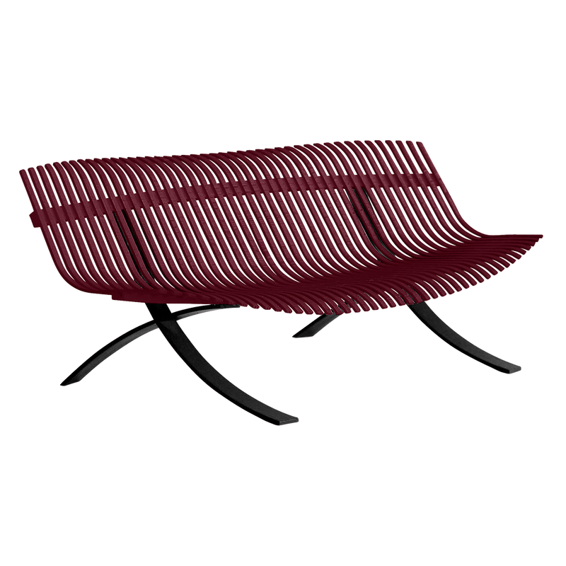 Load image into Gallery viewer, Fermob Charivari Bench in Black Cherry