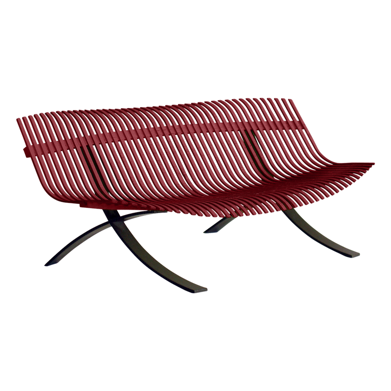 Load image into Gallery viewer, Fermob Charivari Bench in Chilli