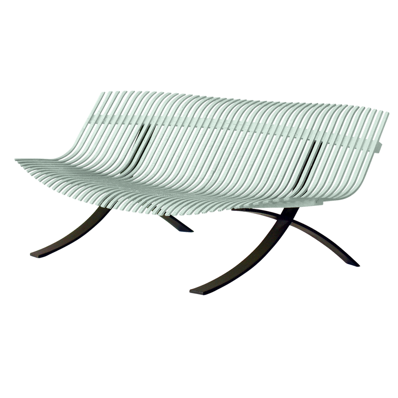 Load image into Gallery viewer, Fermob Charivari Bench in Ice Mint