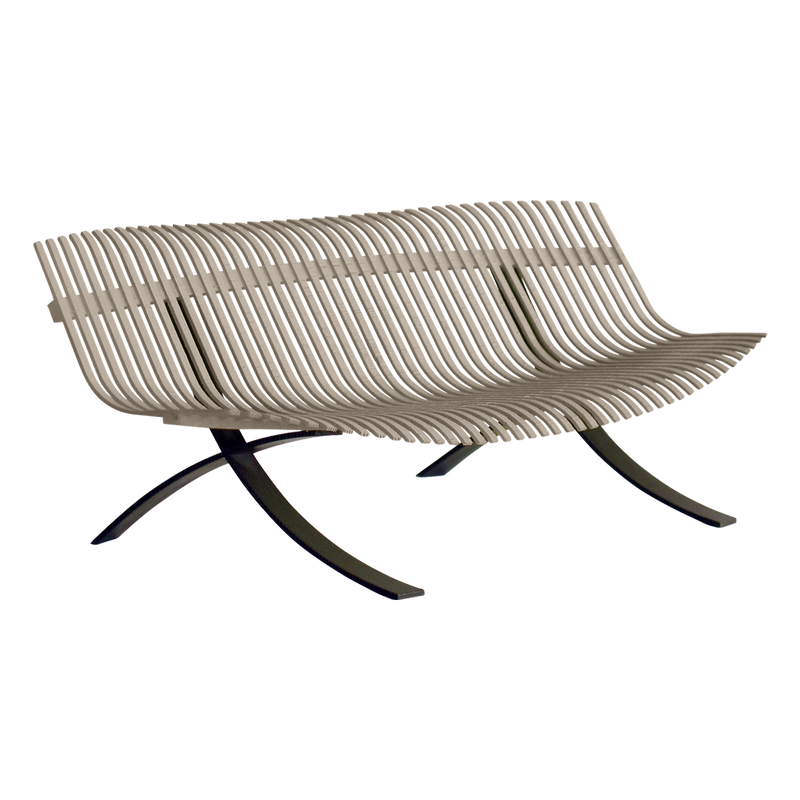 Load image into Gallery viewer, Fermob Charivari Bench in Nutmeg