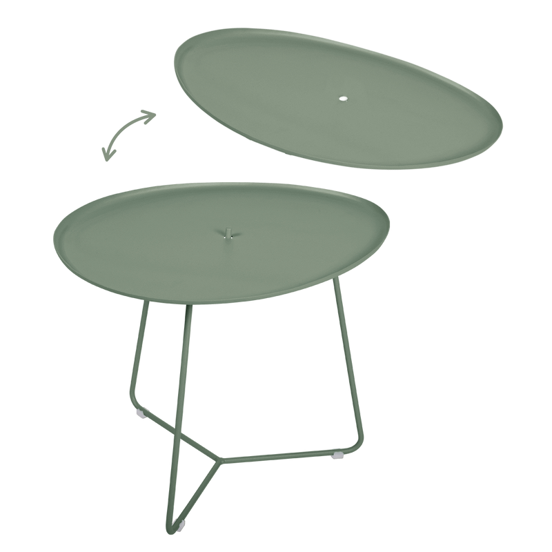 Load image into Gallery viewer, Fermob Cocotte Low Table 55 x 44.5 cm in Cactus