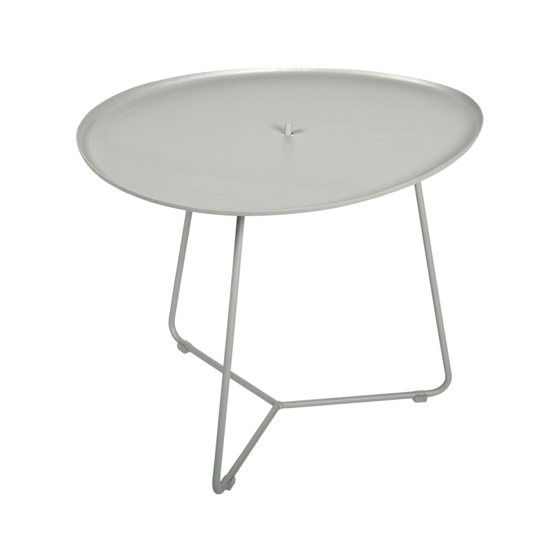 Load image into Gallery viewer, Fermob Cocotte Low Table 55 x 44.5 cm in Clay Grey