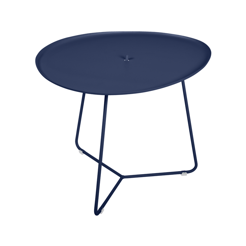 Load image into Gallery viewer, Fermob Cocotte Low Table 55 x 44.5 cm in Deep Blue