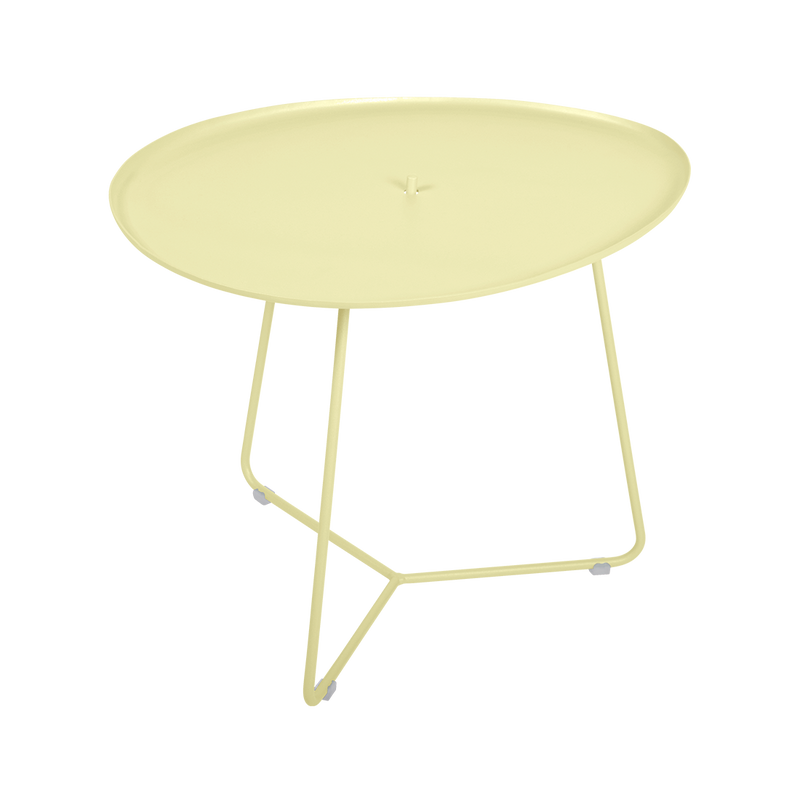 Load image into Gallery viewer, Fermob Cocotte Low Table 55 x 44.5 cm in Frosted Lemon