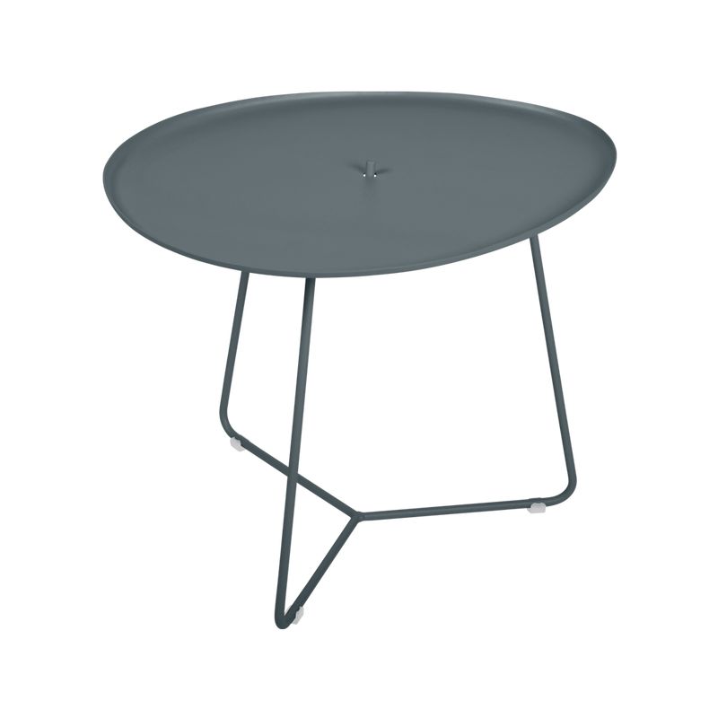 Load image into Gallery viewer, Fermob Cocotte Low Table 55 x 44.5 cm in Storm Grey
