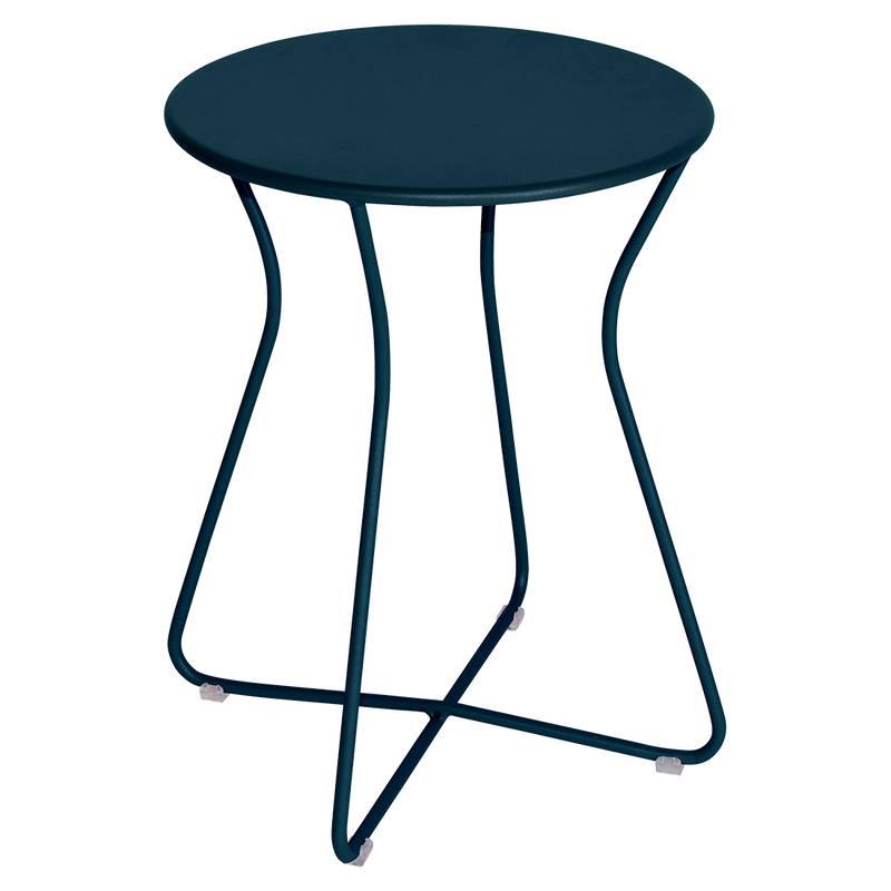 Load image into Gallery viewer, Fermob Cocotte Stool H.45 in Acapulco Blue