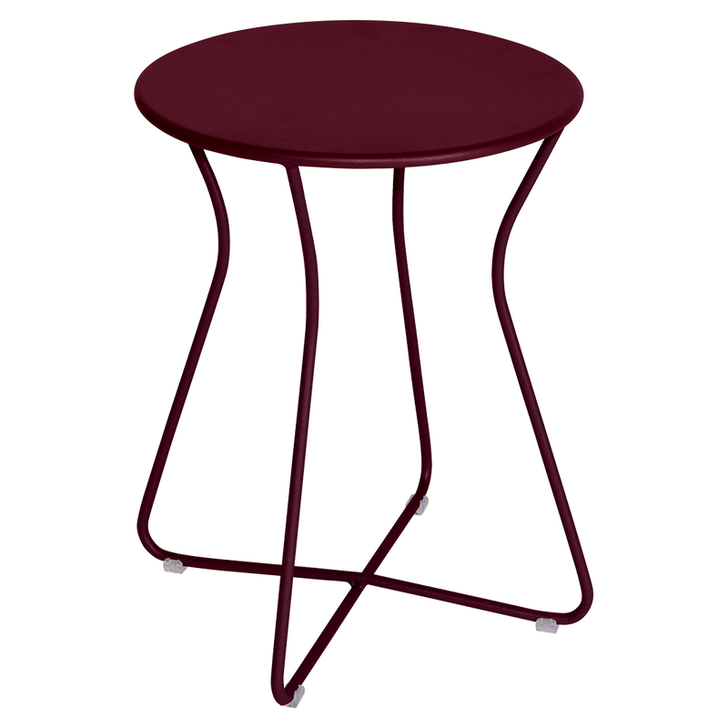 Load image into Gallery viewer, Fermob Cocotte Stool H.45 in Black Cherry