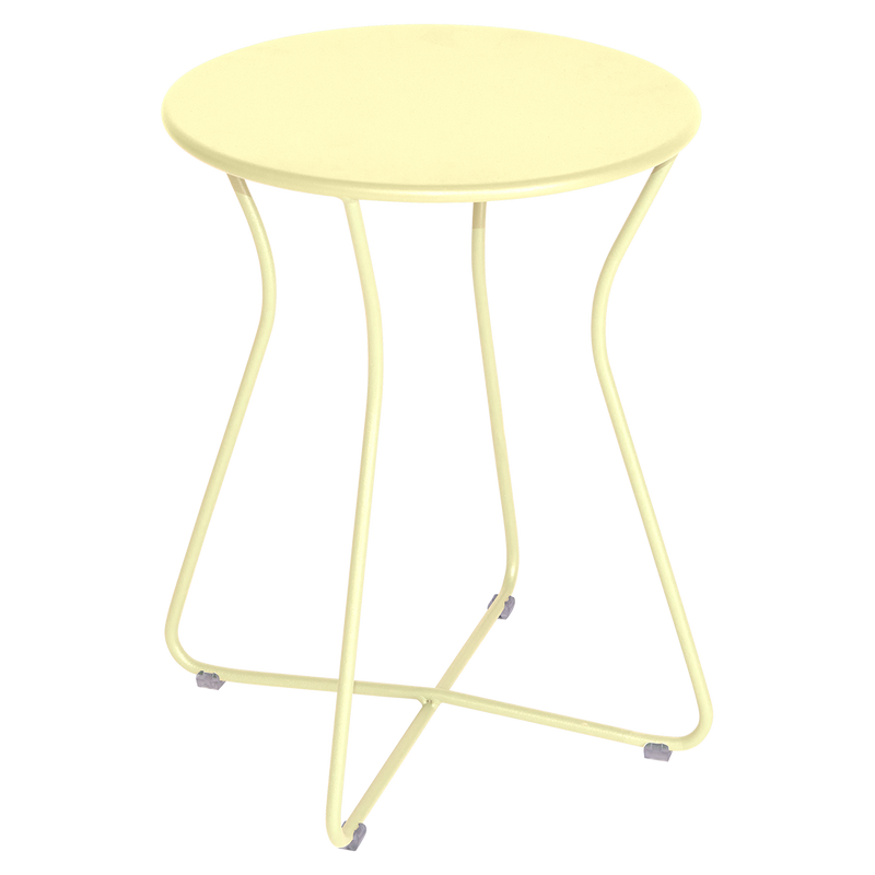 Load image into Gallery viewer, Fermob Cocotte Stool H.45 in Frosted Lemon