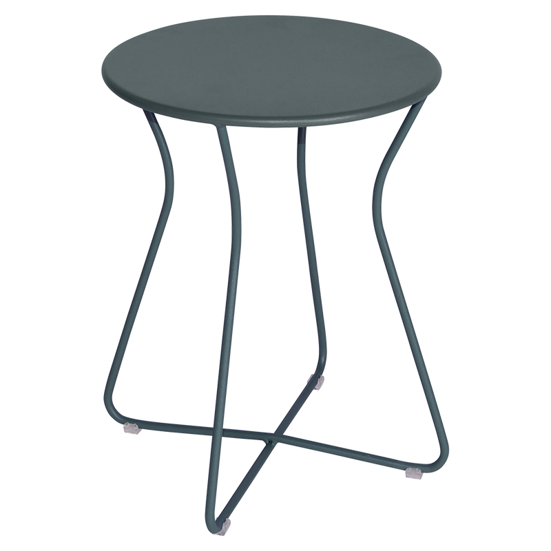 Load image into Gallery viewer, Fermob Cocotte Stool H.45 in Storm Grey