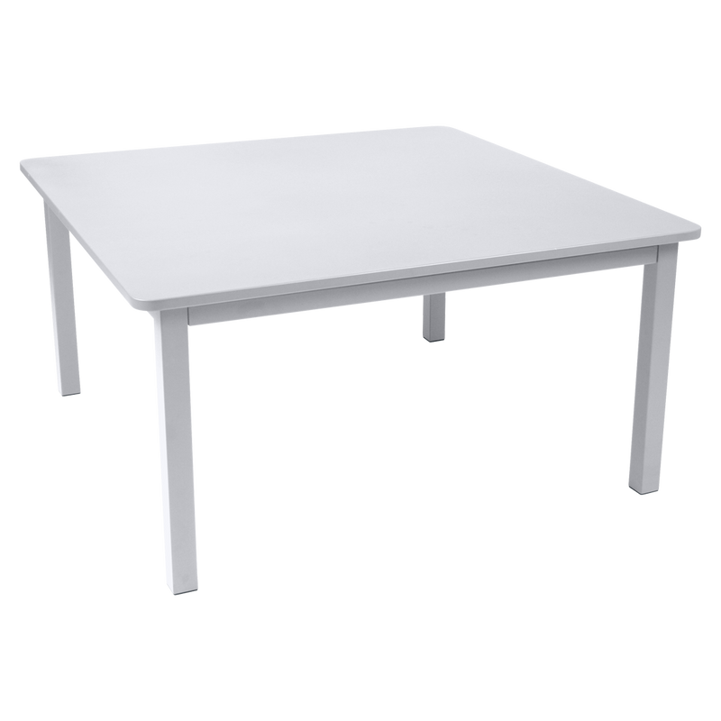Load image into Gallery viewer, Fermob Craft Square Table 143 x 143 cm in Cotton White – large square garden dining table in powder-coated steel