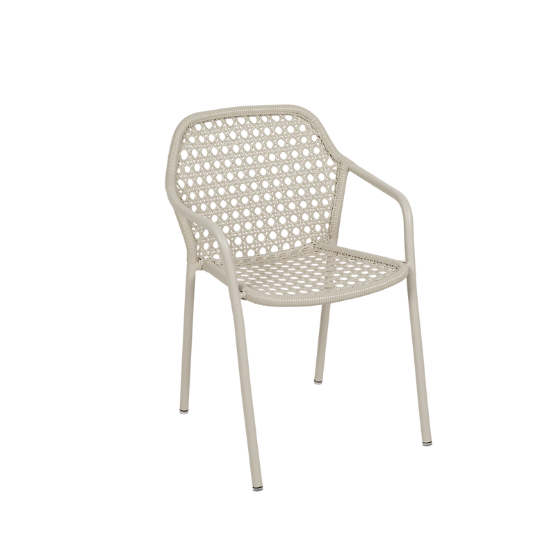 Load image into Gallery viewer, Fermob Croisette Armchair in Clay Grey