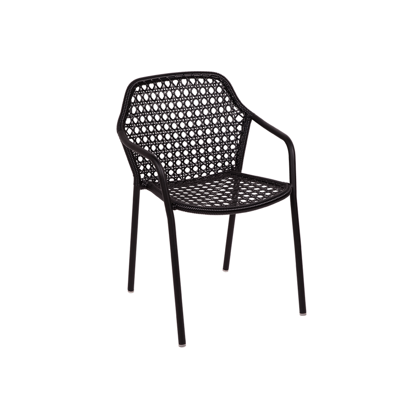 Load image into Gallery viewer, Fermob Croisette Armchair in Liquorice