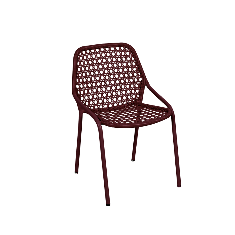 Load image into Gallery viewer, Fermob Croisette Chair in Black Cherry