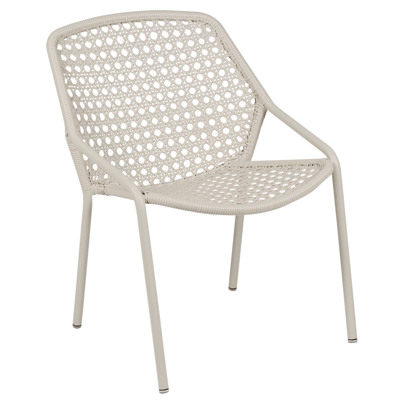 Load image into Gallery viewer, Fermob Croisette Low Armchair in Clay Grey