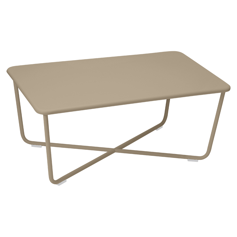 Load image into Gallery viewer, Fermob Croisette Low Table 97 x 57 cm in Nutmeg – outdoor coffee table in powder-coated steel