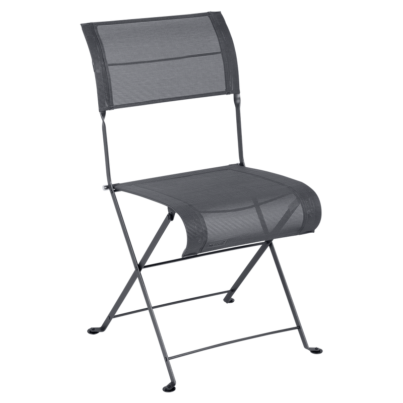 Load image into Gallery viewer, Fermob Dune Premium Folding Chair in Anthracite Stereo