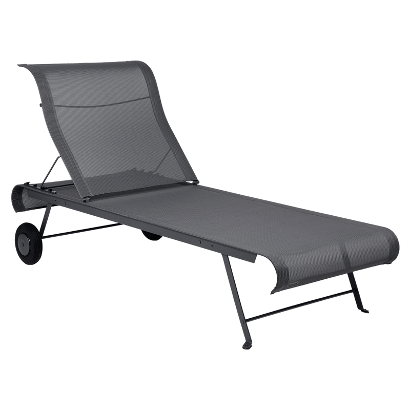 Load image into Gallery viewer, Fermob Dune Sunlounger in Anthracite Stereo