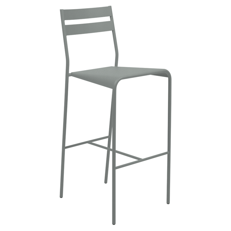 Load image into Gallery viewer, Fermob Facto Bar Chair in Lapilli Grey – outdoor bar chair in powder-coated steel