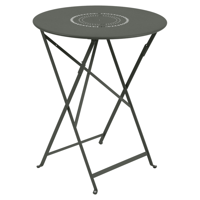 Load image into Gallery viewer, Fermob Floreal Folding Table Ø60 cm in Rosemary – folding bistro table in powder-coated steel