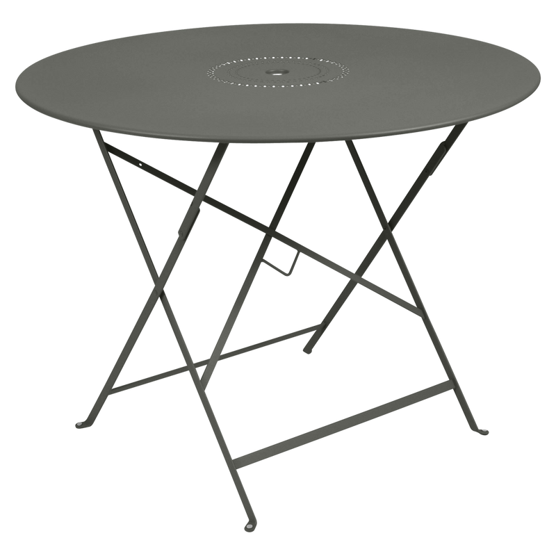 Load image into Gallery viewer, Fermob Floreal Folding Table Ø96 cm in Rosemary – large round folding table in powder-coated steel