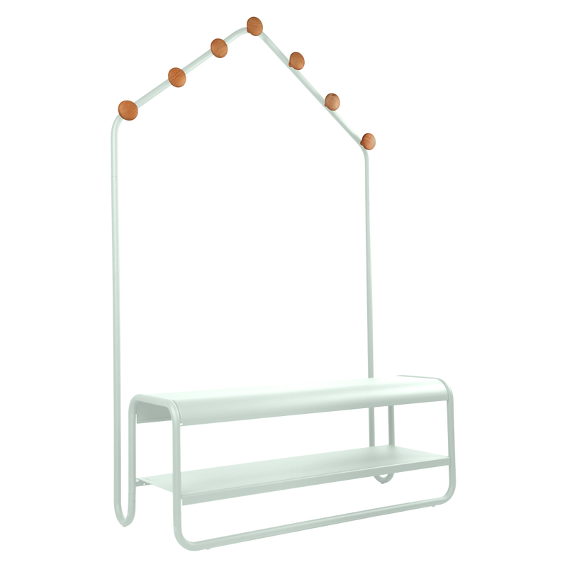 Load image into Gallery viewer, Fermob Funambule Cloakroom Bench in Ice Mint