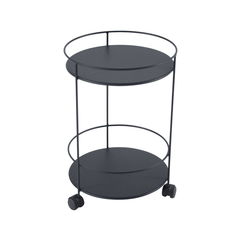 Load image into Gallery viewer, Fermob Guinguette Wheeled Side Table in Anthracite
