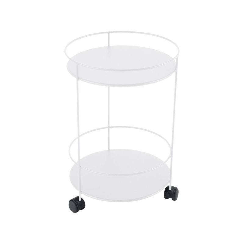 Load image into Gallery viewer, Fermob Guinguette Wheeled Side Table in Cotton White