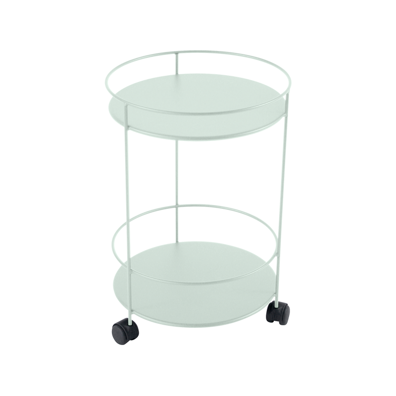 Load image into Gallery viewer, Fermob Guinguette Wheeled Side Table in Ice Mint