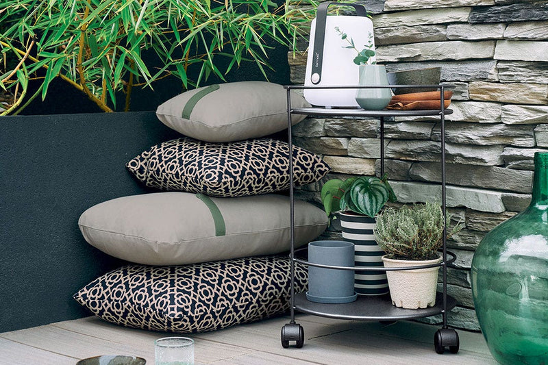 Load image into Gallery viewer, Fermob Guinguette Wheeled Side Table – lifestyle