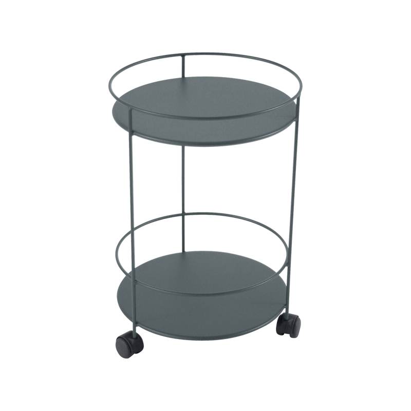 Load image into Gallery viewer, Fermob Guinguette Wheeled Side Table in Storm Grey