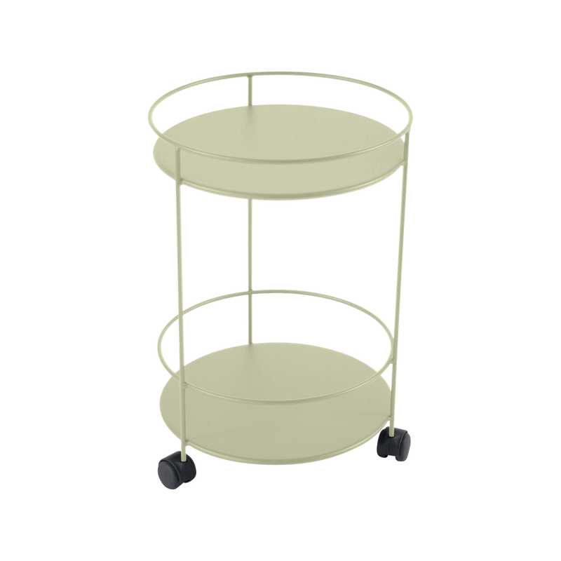 Load image into Gallery viewer, Fermob Guinguette Wheeled Side Table in Willow Green
