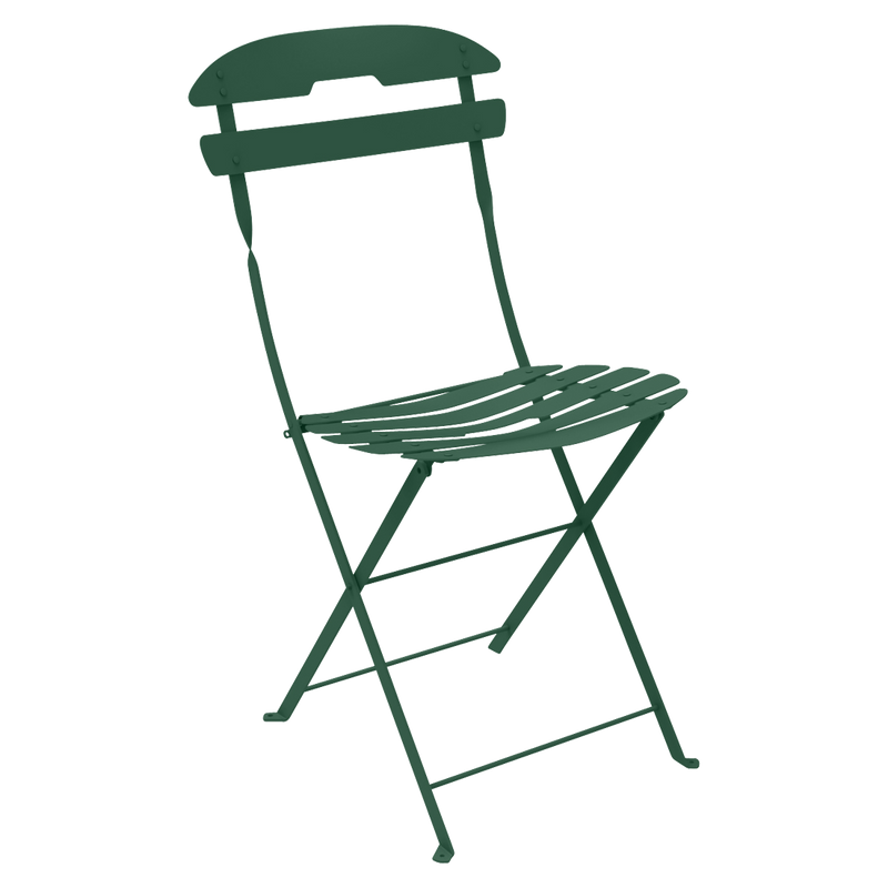Load image into Gallery viewer, Fermob LA MÔME Chai Folding Chair in Cedar Green