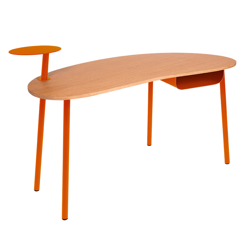 Load image into Gallery viewer, Fermob Nuage Oak Desk in Candied Orange