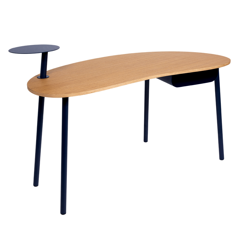 Load image into Gallery viewer, Fermob Nuage Oak Desk in Deep Blue