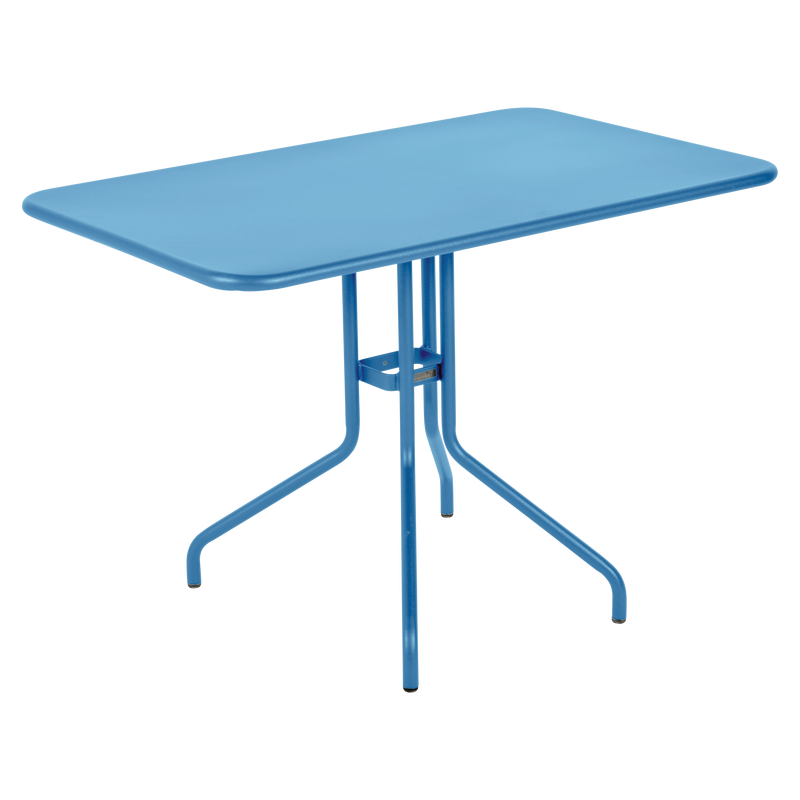 Load image into Gallery viewer, Fermob Pétale Tilt-Top Table 110 x 70 cm in Maya Blue – tilt-top dining table in powder-coated steel