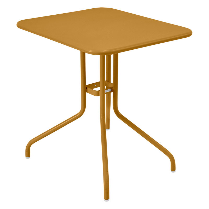 Load image into Gallery viewer, Fermob Pétale Tilt-Top Table 60 x 70 cm in Gingerbread – tilt-top garden table in powder-coated steel