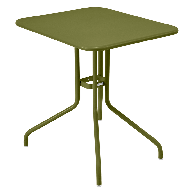 Load image into Gallery viewer, Fermob Pétale Tilt-Top Table 60 x 70 cm in Pesto Green – tilt-top garden table in powder-coated steel