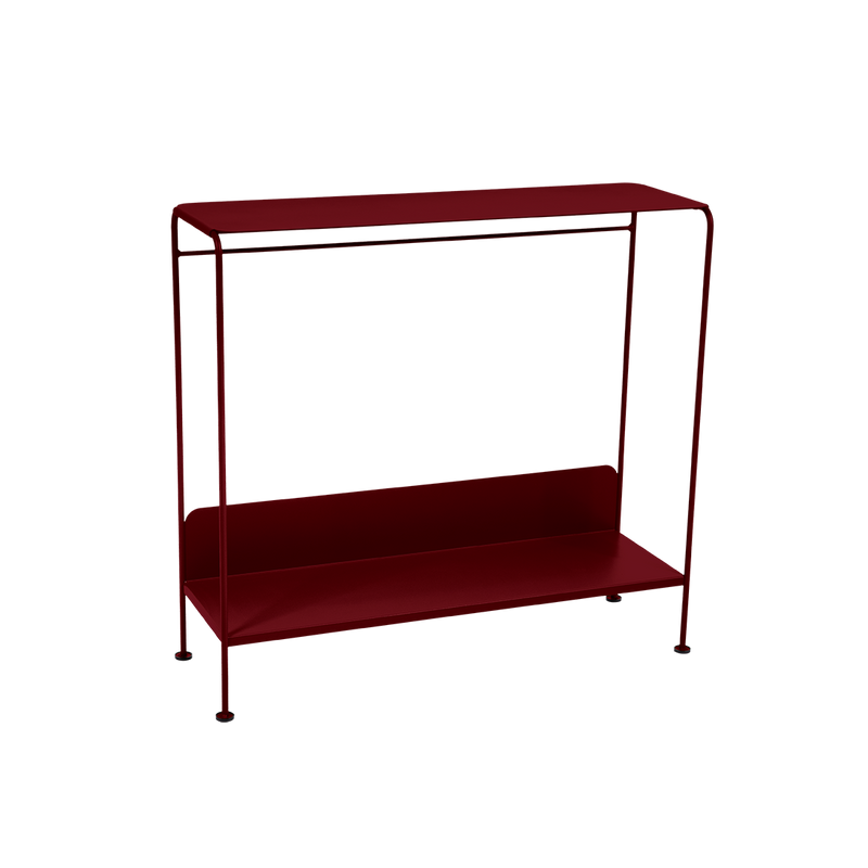 Load image into Gallery viewer, Fermob Picolino Console Table in Black Cherry – metal console table in powder-coated steel