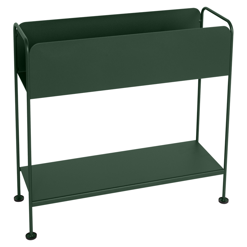 Load image into Gallery viewer, Fermob Picolino Plant Holder H.63 cm in Cedar Green – metal plant stand in powder-coated steel