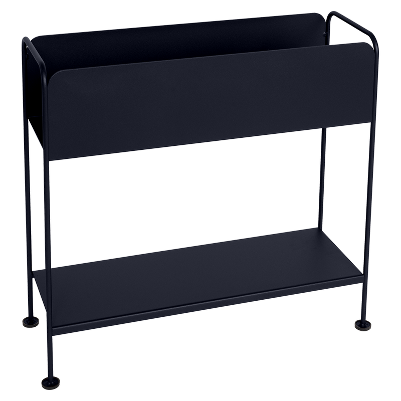Load image into Gallery viewer, Fermob Picolino Plant Holder H.63 cm in Deep Blue – metal plant stand in powder-coated steel