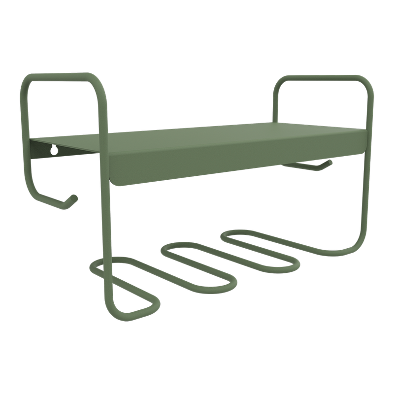 Load image into Gallery viewer, Fermob Picolino Wall Shelf in Cactus – metal wall shelf in powder-coated steel